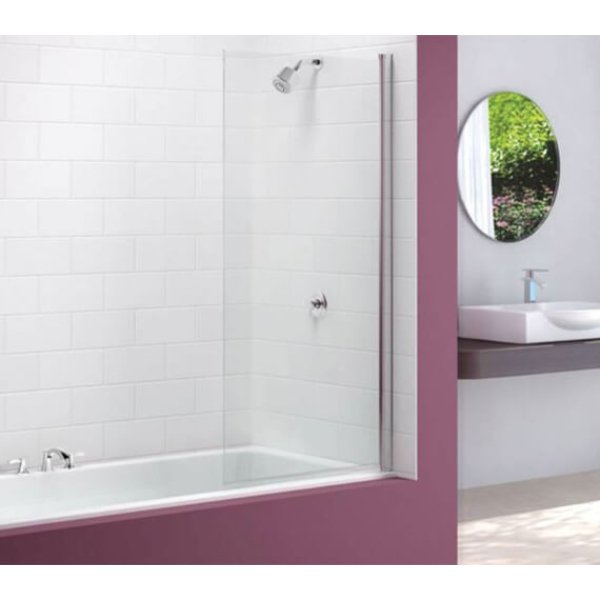 Merlyn Mbox Square Hinged Bath Screen 6mm Glass 1500mm X 800mm