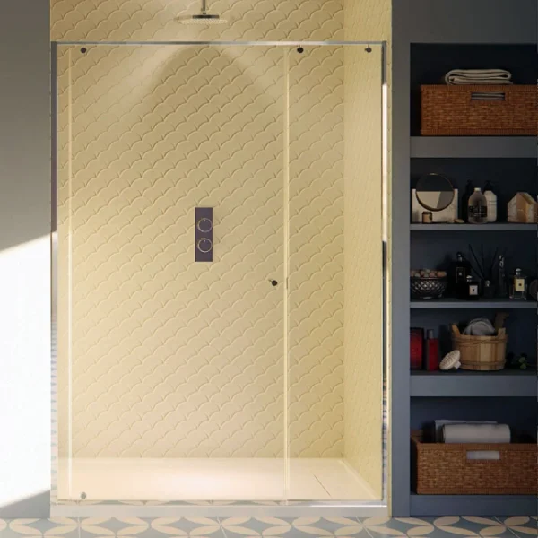 Matki-One Pivot Door for Recess Complete with Glass Guard - 800mm - Colour Options