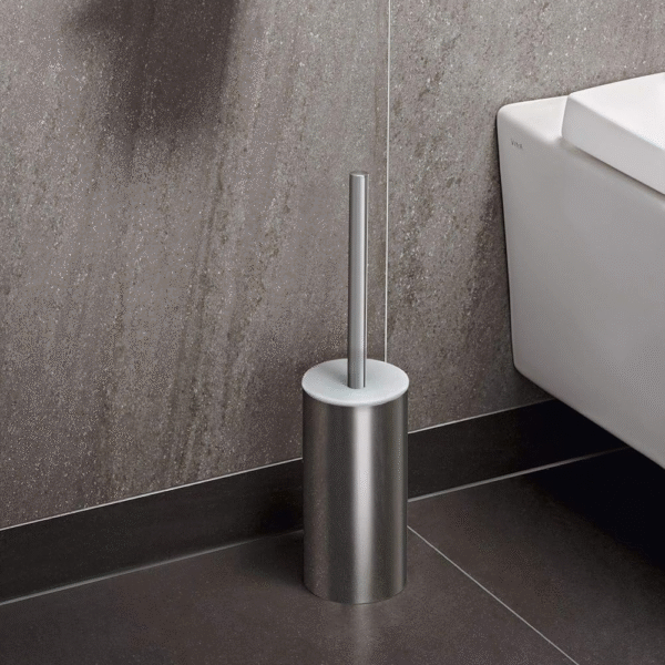 Vitra Nest Freestanding WC Brush and Holder - Chrome