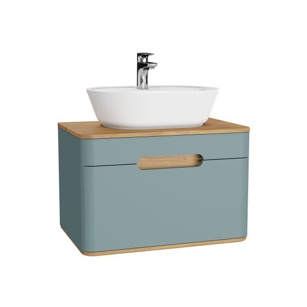 Vitra Sento 1 Drawer Wall Hung Vanity Unit - 800mm Wide