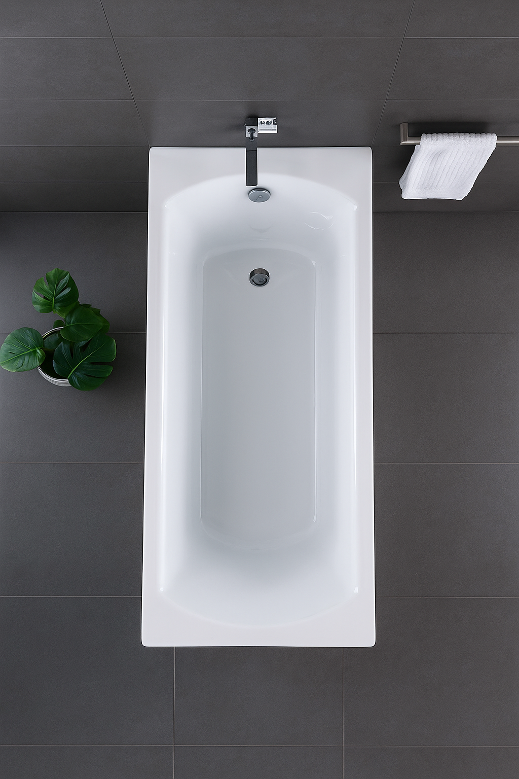 Carron Delta Rectangular Bath Carronite 1675mm x 700mm