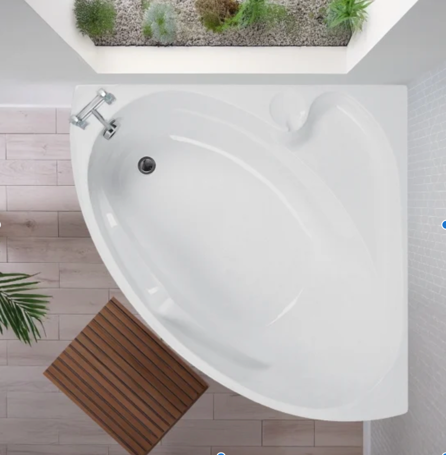 Carron Oriole Corner Carronite Bath 1200mm x 1200mm