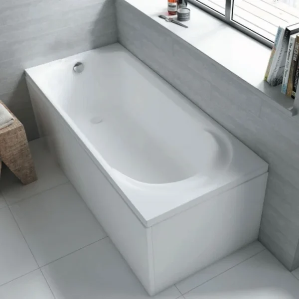 Carron Matrix Single Ended Rectangular Bath Carronite 1600mm x 700mm