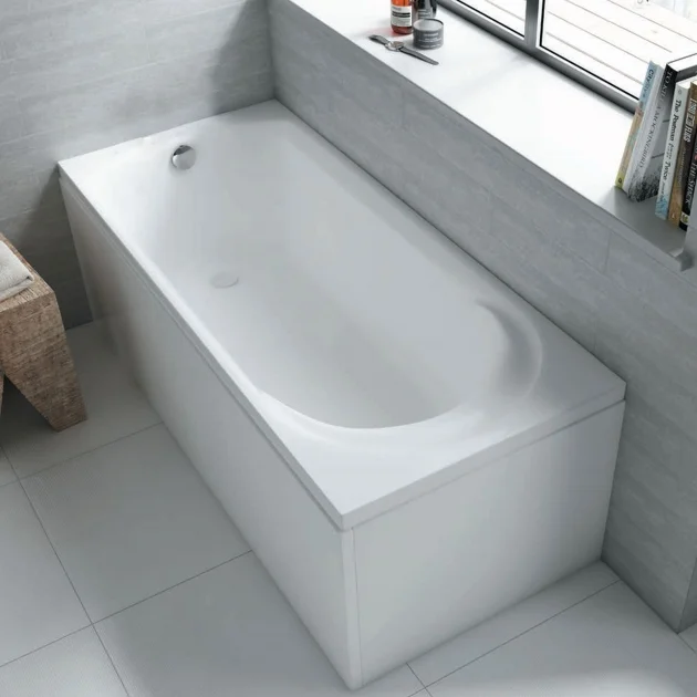 Carron Arc Single Ended Rectangular Bath Carronite 1700mm x 700mm