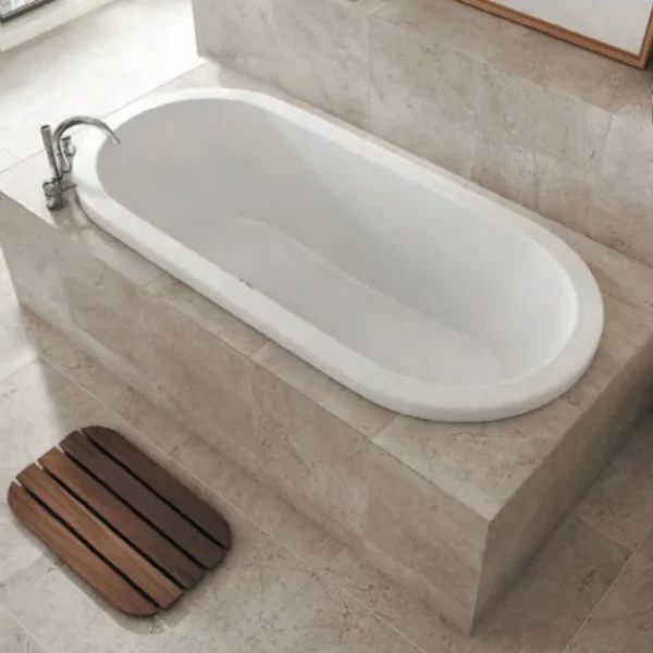 Carron Halcyon Inset 1750mm x 800mm Oval Bath Carronite
