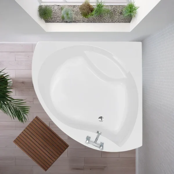 Carron Tranquility Corner Bath Carronite 1300mm x 1300mm