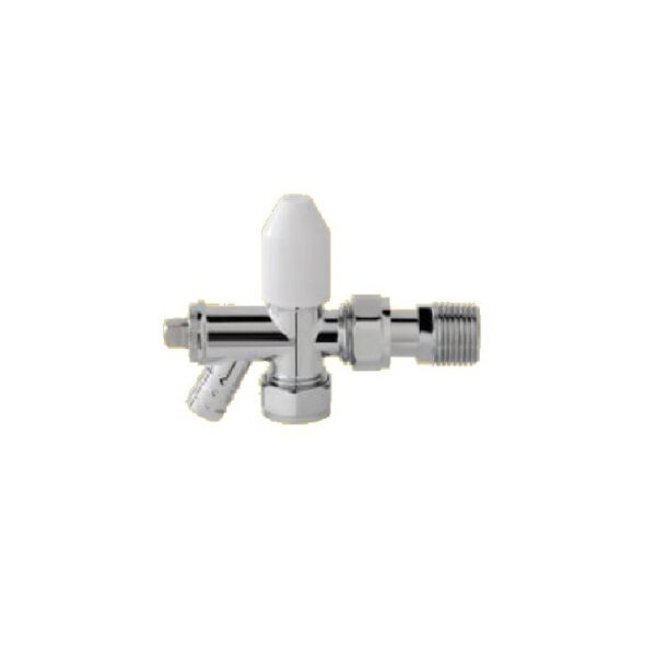 Eastbrook Drain Off Lockshield and Drain Valve - Chrome