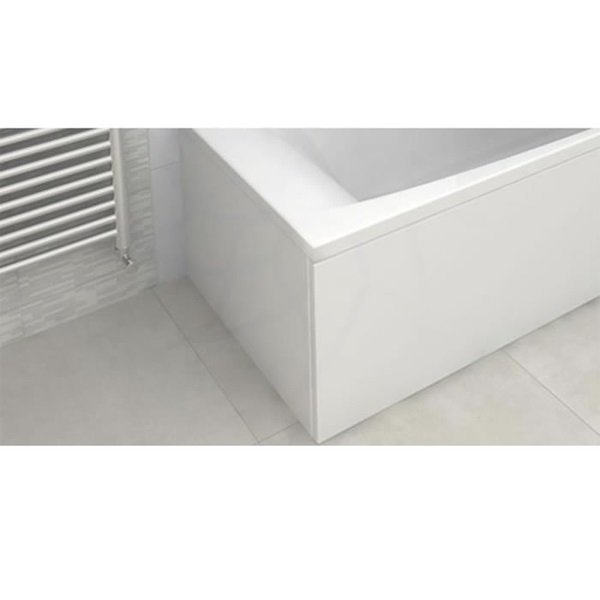 Carron Axis Carronite End Bath Panel - 430mm x 700mm - White