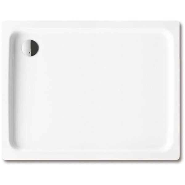 Kaldewei Duschplan Rectangular Steel Shower Tray - 1000mm X 900mm - Alpine White - Ant slip - With Support - 431835000001