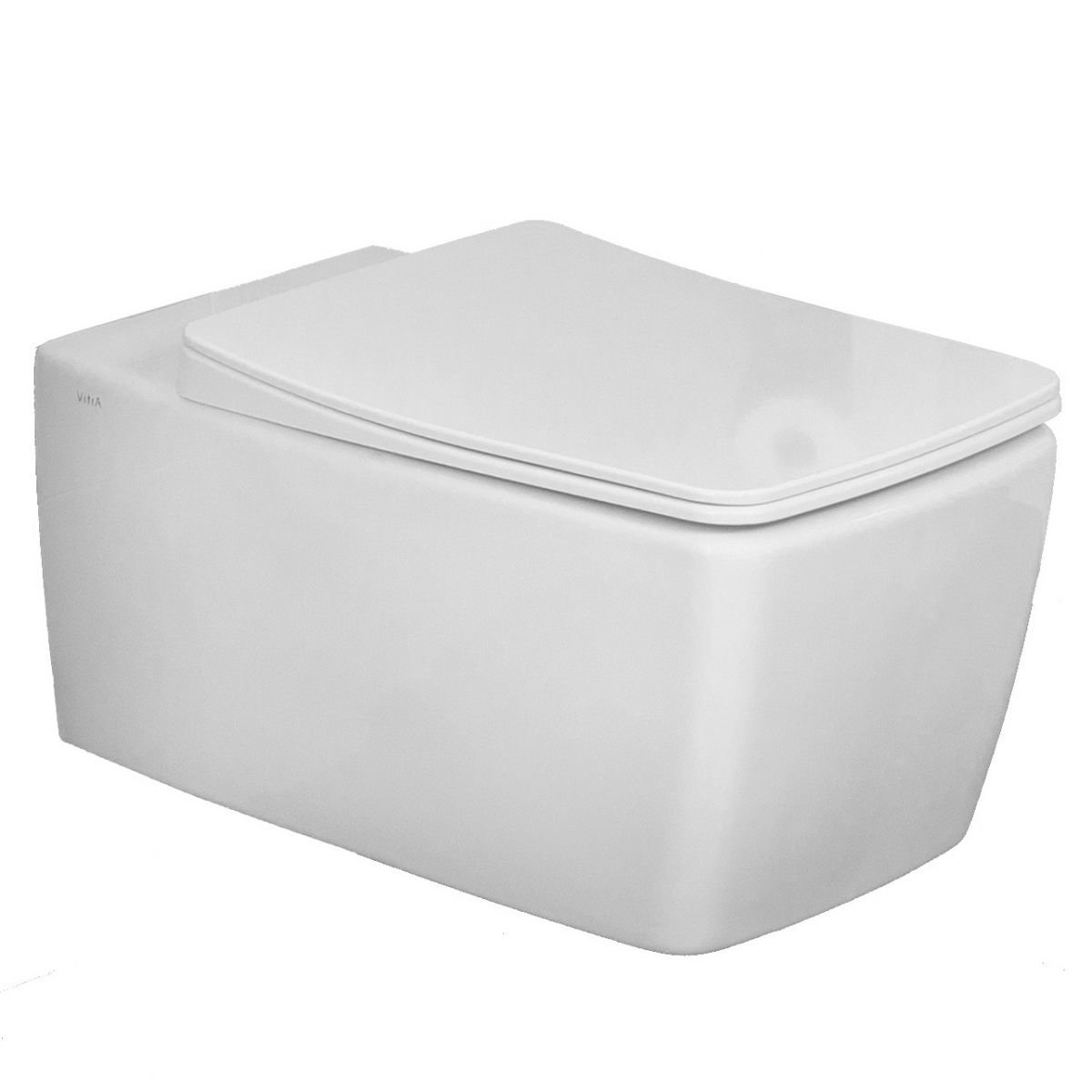 VitrA M-Line Wall Hung Toilet With Soft Close Seat - White