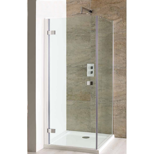 Eastbrook Volente Frameless Hinged Shower Door 700mm 6mm Glass