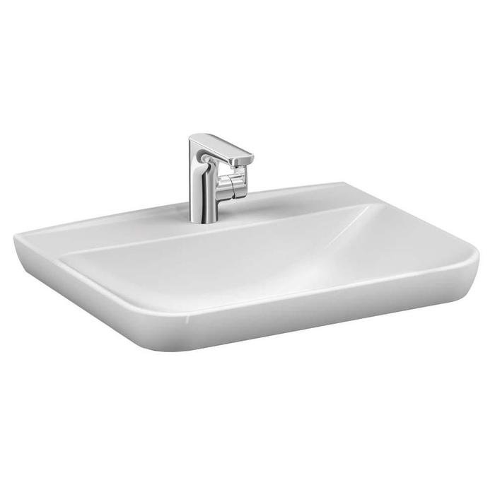 Vitra Sento Basin - 1000mm Wide - 1 Tap Hole - White