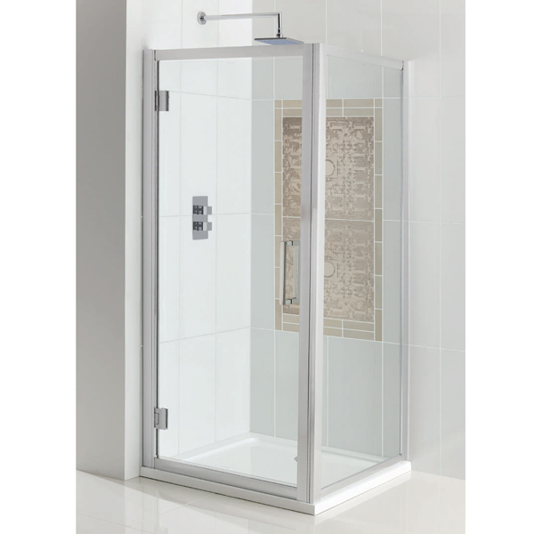 Eastbrook Corniche Hinged Shower Door 700mm Wide 8mm Glass