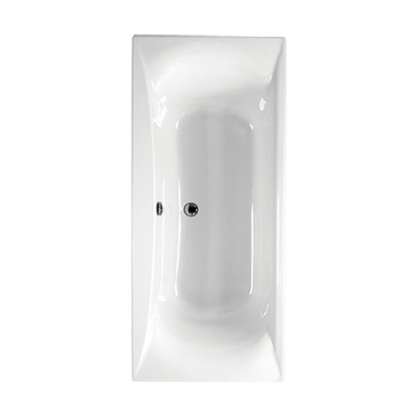 Carron Alpha Double Ended Bath - 1700mm x 700mm - white