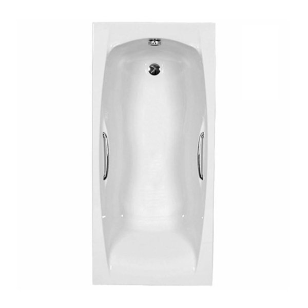 Carron Imperial Twin Grip Single Ended Bath - 1500mm x 700mm - white