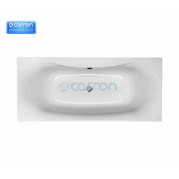 Carron Equity Carronite Double Ended Bath - 1800mm x 800mm - white