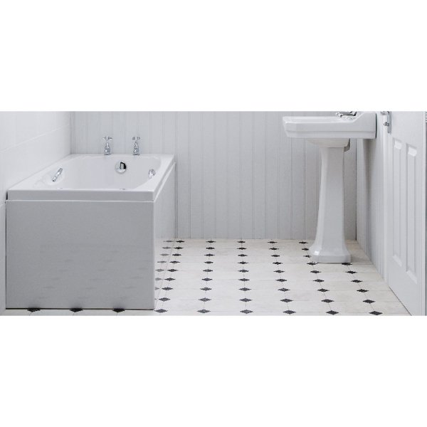 Carron Imperial Twin Grip Single Ended Bath - 1400mm x 700mm - white