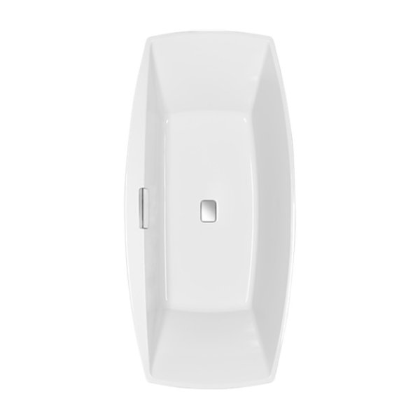 Carron Celsius Carronite Freestanding Double Ended Bath - 1900mm x 910mm - white