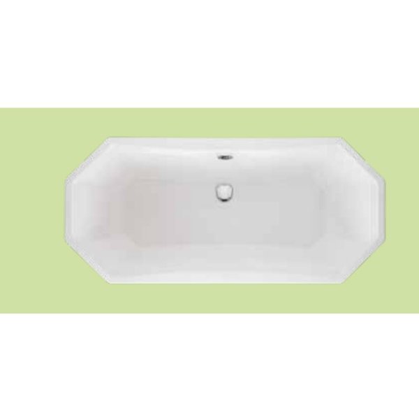 Carron Highgate Carronite Single Ended Authentic Bath - 1800mm x 800mm - white