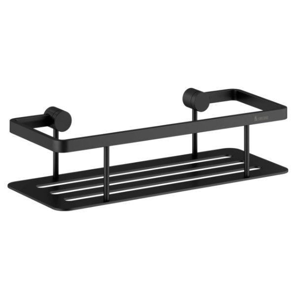Smedbo Sideliner Single Design Soap Basket - 250mm Wide - Black