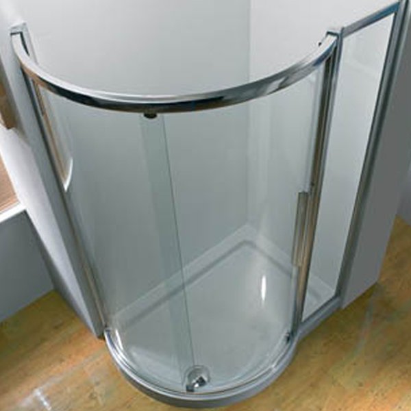 Kudos Original Offset Quadrant Shower Tray LH 1270mm x 910mm
