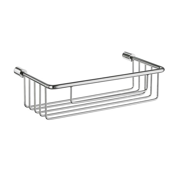 Smedbo Sideliner Basic Single Soap Basket  - 215mm Wide - Polished Chrome