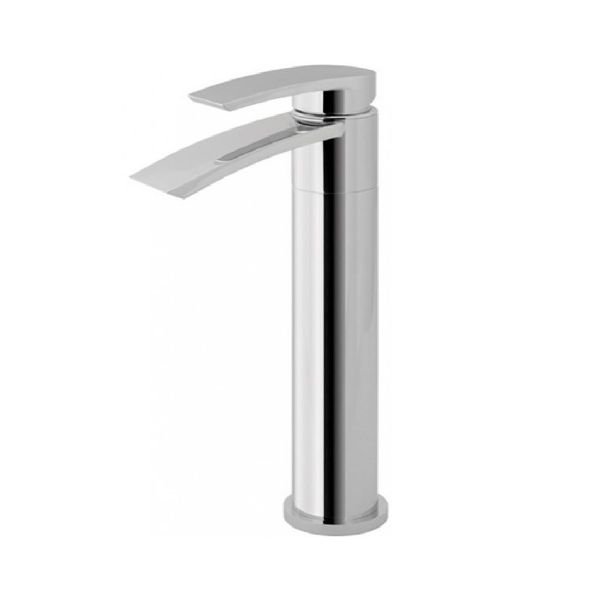 Eastbrook Estorick High Rise Mono Basin Mixer Tap With Clicker Waste - Chrome