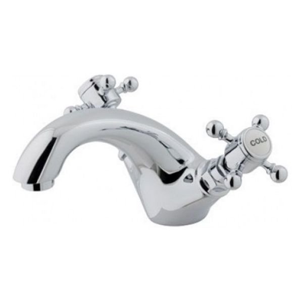 Eastbrook Portobello Mono Basin Mixer Tap With Clicker Waste - Chrome