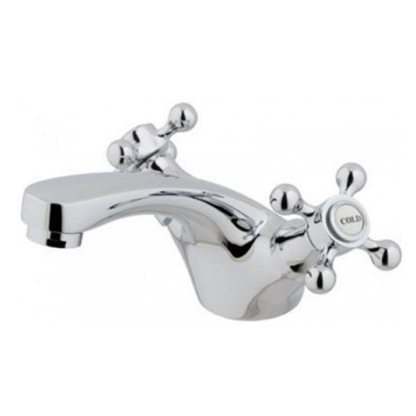 Eastbrook Stenhouse Mono Basin Mixer Tap With Clicker Waste - Chrome