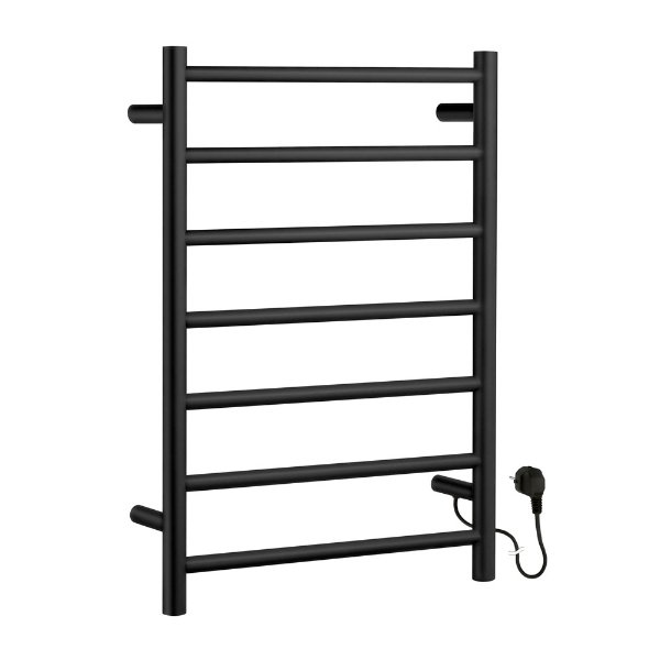 Smedbo Dry Compact Electric Towel Warmer - 689mm x 500mm - Polished Black