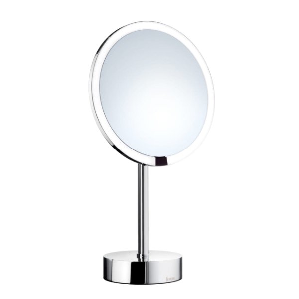 Smedbo Outline Shaving And Makeup Mirror - 380mm High - Polished Chrome