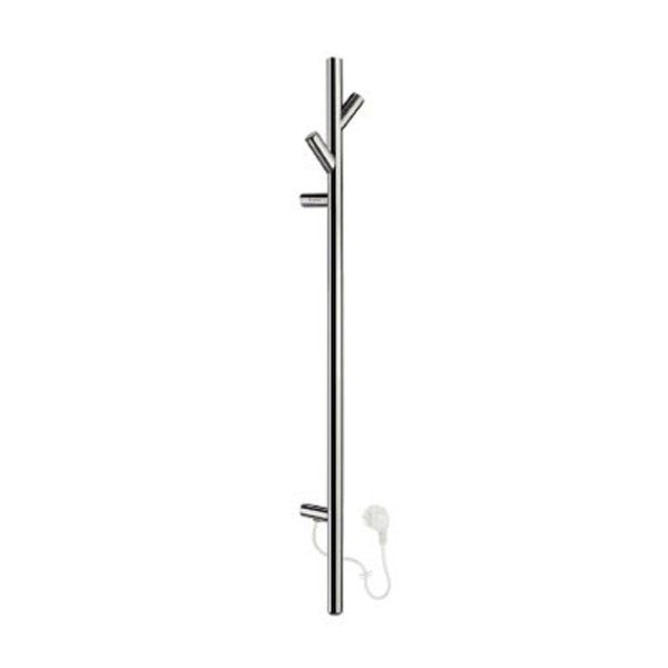 Smedbo Dry Electric Towel Warmer - 1720mm x 120mm - Polished Stainless Steel