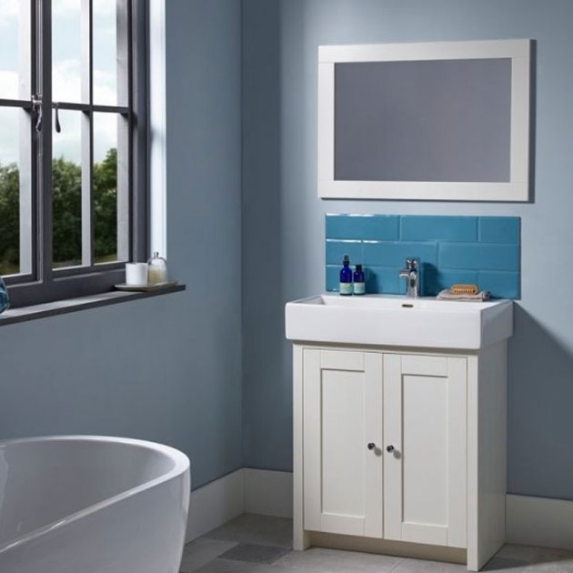 Tavistock Lansdown 2Door Freestanding Vanity Unit With Basin 700mm Wide ...