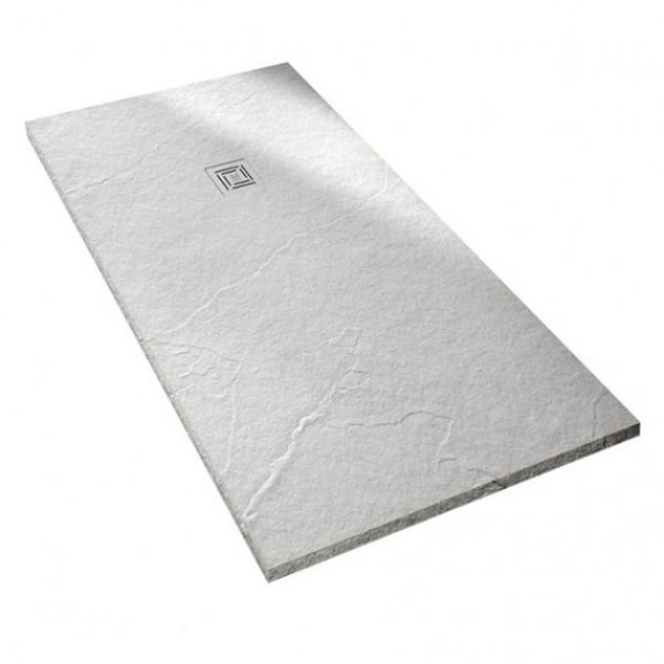 Merlyn TrueStone Rectangular Shower Tray with Waste - 1700mm x 900mm - White - T179RTW