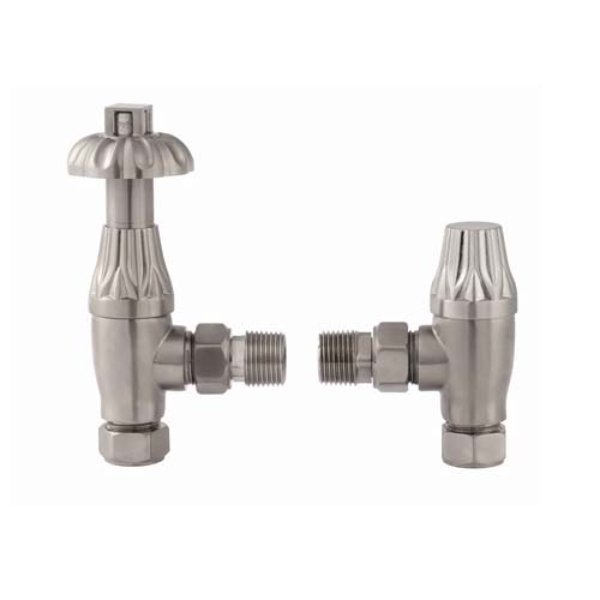 Redroom Traditonal Thermostatic Radiator Valve pack - Nickel