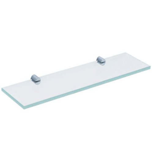 The White Space Capita Glass Shelf - Chrome