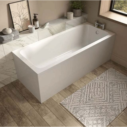 The White Space Senna Double Ended Freestanding Bath - 1800mm x