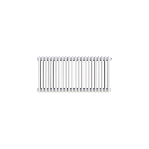 Zehnder Charleston Horizontal 3 Column Radiator - 500mm x 1038mm - White
