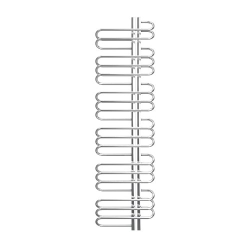 Zehnder Orbit Stainless Steel Heated Towel Rail - 1800mm x 500mm - Left Hand - Stainless Steel