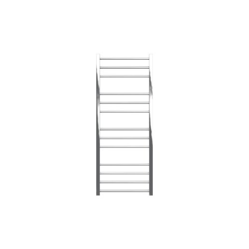 Zehnder Olga Stainless Steel Electric Towel Radiator - 1200mm x 480mm - Stainless Steel