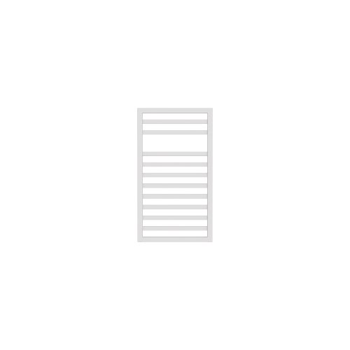 Zehnder Quaro Spa Designer Heated Towel Rail - 803mm x 450mm - White