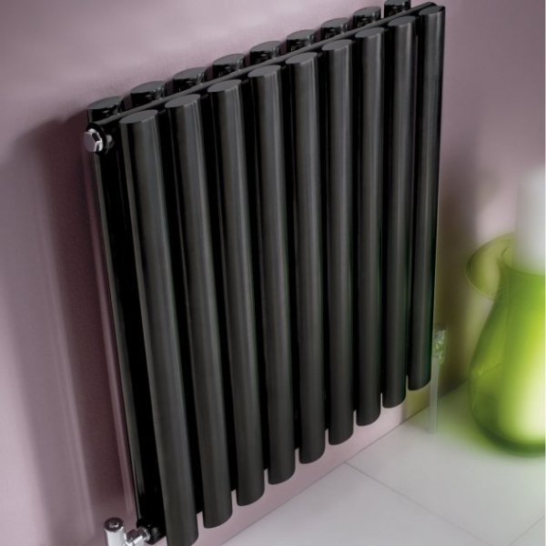 BSUK Aspen Double Horizontal Designer Radiator - 600mm x 1160mm - Anthracite
