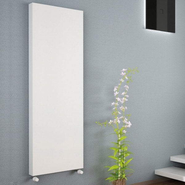 BSUK K-Flat Kompact Double Vertical Panel Radiator - 1800mm x 300mm - White
