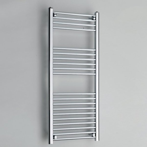 BSUK MaxRail Thermostatic Straight Electric Heated Towel Rail - 1200mm x 500mm - Chrome