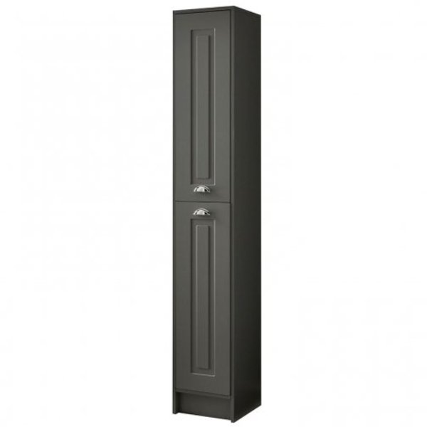 Bsuk Astley 300mm Two Door Floor Standing Side Tall Unit - Matt Grey
