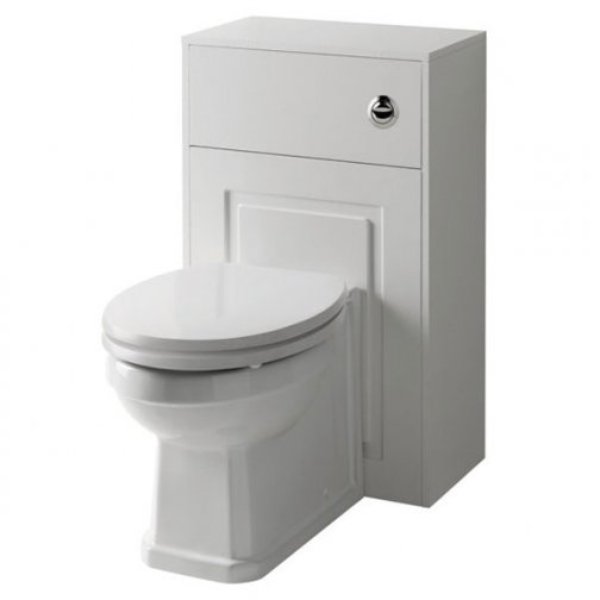 Bsuk Astley 500mm Back To Wall Toilet With Wc Unit And Soft Close Seat - Matt White