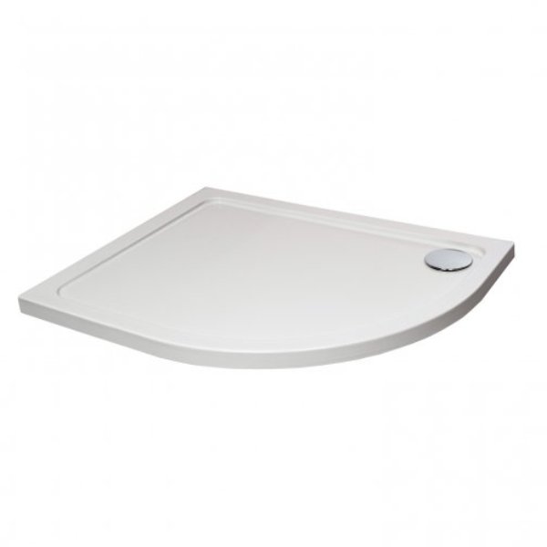 BSUK K-Vit Offset Quadrant White Shower Tray - 1200mm x 800mm - Right Handed