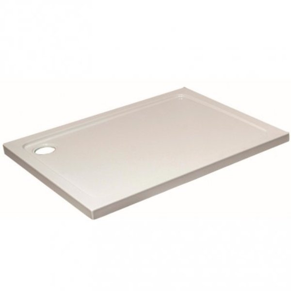 BSUK K-Vit Rectangular White Shower Tray - 1700mm x 760mm