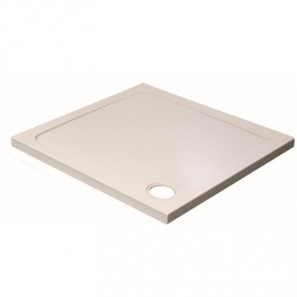 BSUK K-Vit Square White Low Profile Shower Tray - 800mm x 800mm