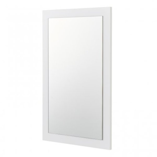 Bsuk Kore 500mm Wall Hung Mirror - Gloss White